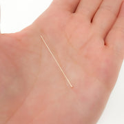 24 Gauge Gold-filled Flat 1.5 Inch Headpin